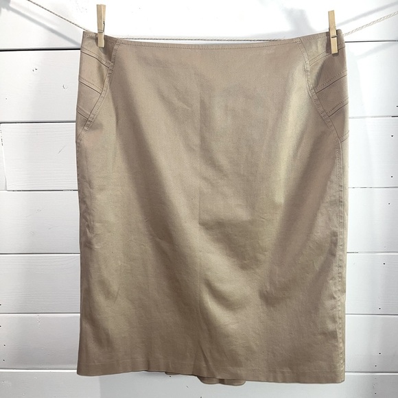 🤎ESCADA – 44 – Beige Flared Hem Skirt - Picture 1 of 8